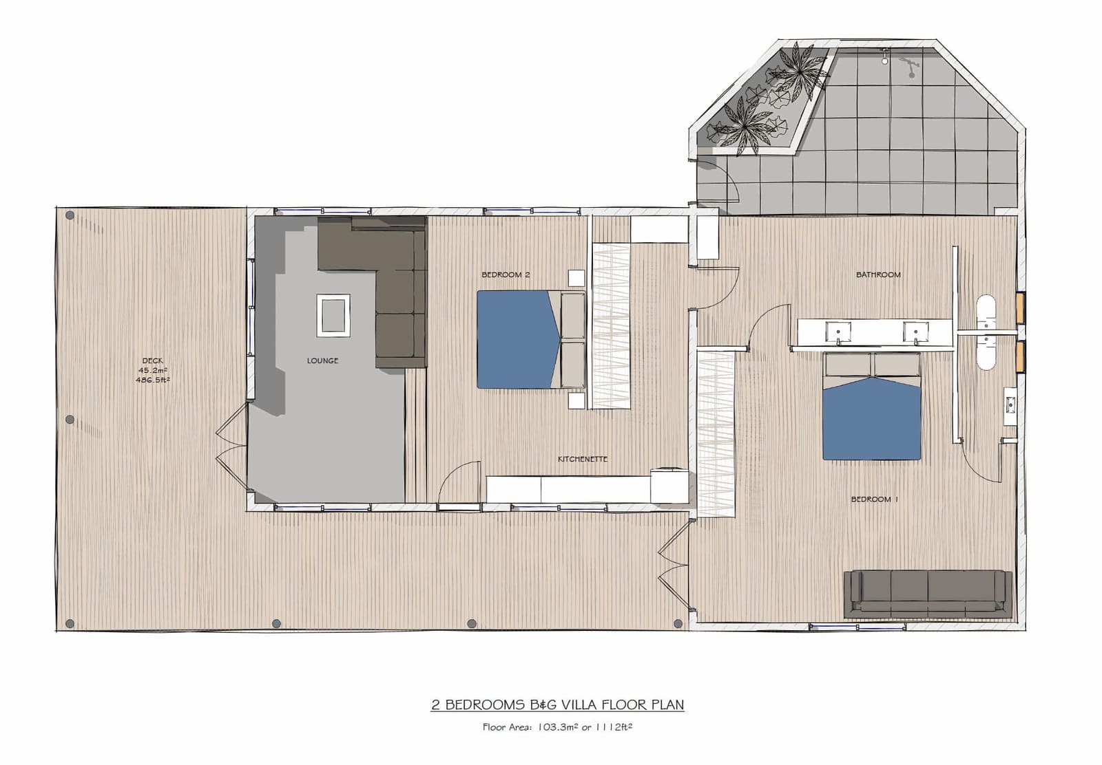 Two Bedroom Garden Villas — photo 6 of 6